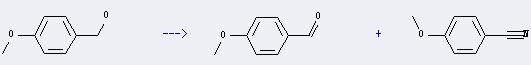4-Methoxybenzyl alcohol can be used to get 4-methoxy-benzaldehyde and 4-methoxy-benzonitrile